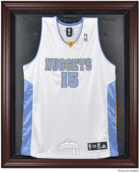 Denver Nuggets Mahogany Framed Team Logo Jersey Display Case - Fanatics