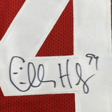 FRAMED Autographed/Signed CHARLES HALEY 33x42 San Francisco Red Jersey JSA COA