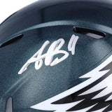 A.J. Brown Philadelphia Eagles Autographed Riddell Speed Mini Helmet