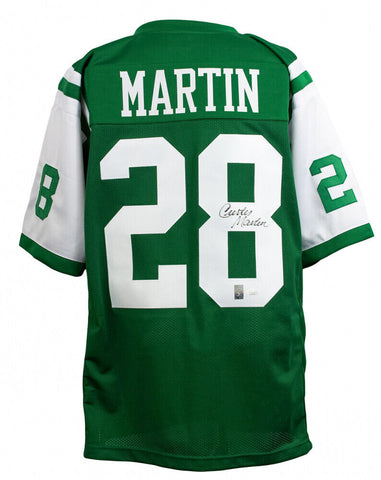 Curtis Martin Signed New York Jets Jersey (JSA COA & Martin Hologram) H.O.F. RB