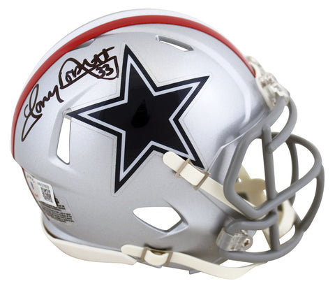 Cowboys Tony Dorsett Authentic Signed 1976 TB Rep Mini Helmet BAS Witnessed