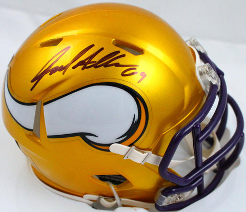 Jared Allen Autographed Minnesota Vikings Flash Speed Mini Helmet-Beckett W Holo