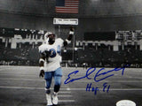 Earl Campbell Signed Houston Oilers 8x10 Pointing Photo W/ HOF- JSA W Auth *Blue