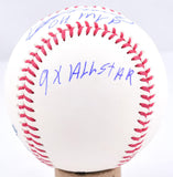 Vladimir Guerrero Sr. Signed Rawlings OML Baseball w/3 Inscriptions-BeckettWHolo