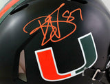 Reggie Wayne Signed Miami Hurricanes Knight F/S Authentic Helmet- PSA/DNA*Orange