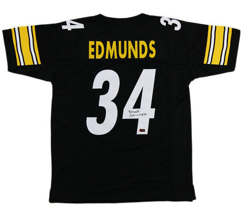 Terrell Edmunds Autographed/Signed Pittsburgh Custom Black Jersey
