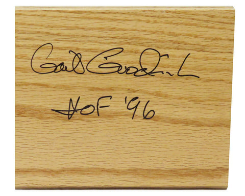Gail Goodrich (LOS ANGELES LAKERS) Signed 5x6 Floor Piece w/HOF'96 -SCHWARTZ COA