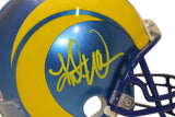 Kurt Warner Autographed/Signed St Louis Rams VSR4 Mini Helmet Beckett 36326