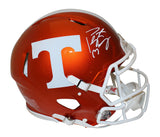 Peyton Manning Signed Tennessee Volunteers Authentic Flash Helmet FAN 34968