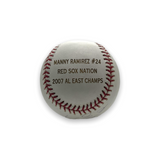 Manny Ramirez Signed Autographed Engraved Baseball Limited Edition 9/500 Steiner