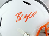 Baker Mayfield Signed Cleveland Browns F/S Flat White Helmet- Beckett W Auth