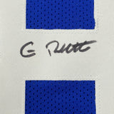 Autographed/Signed Gary Brackett Indianapolis Blue Football Jersey JSA COA Auto