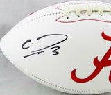 Calvin Ridley Signed Alabama Crimson Tide Logo Football- Beckett W *Black