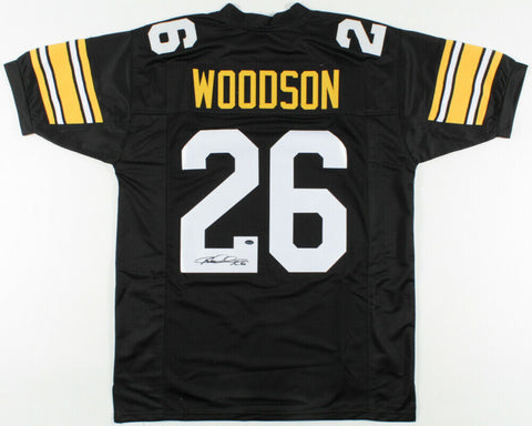 Rod Woodson Signed Pittsburgh Steelers Jersey (Schwartz COA) HOF Defensive Back