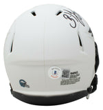 Brian Dawkins Signed Eagles Mini Speed Replica Lunar Eclipse Helmet BAS