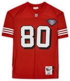 Jerry Rice 49ers Signed Red 1994 Mitchell & Ness Rep Jersey w/"HOF 2010" Insc