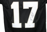 Emmanuel Sanders Autographed/Signed Pro Style Black XL Jersey JSA 31855