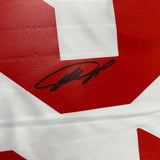 Framed Autographed/Signed Ricardo Kaka AC Milan 33x42 White Jersey BAS COA
