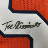FRAMED Autographed/Signed TEE HIGGINS 33x42 Clemson Orange Jersey JSA COA Auto