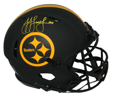 JUJU SMITH-SCHUSTER SIGNED PITTSBURGH STEELERS ECLIPSE AUTHENTIC SPEED HELMET