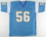 Shawne Merriman Signed San Diego Chargers Jersey (Beckett COA) 3xPro Bowl L.B
