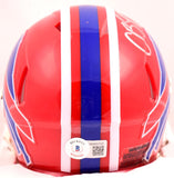 Cole Beasley Autographed Buffalo Bills 87-01 Speed Mini Helmet-Beckett W Holo