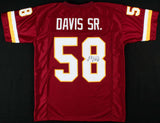 Thomas Davis Sr. Signed Redskins Jersey (JSA Holo) 3xPro Bowl L.B (2015 - 2017)