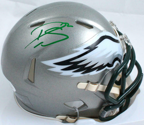 Darius Slay Autographed Philadelphia Eagles Flash Speed Mini Helmet-JSA W *Green