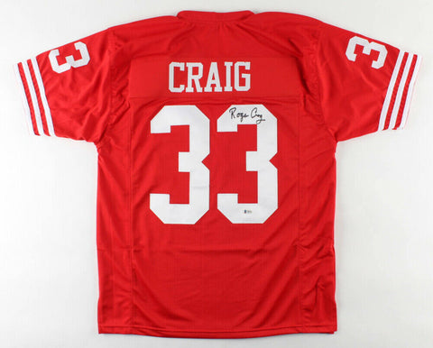 Roger Craig Signed 49ers Jersey (Beckett COA) 3xSuper Bowl Champ 4xPro Bowl RB