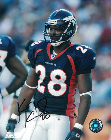 Kenoy Kennedy Autographed/Signed Denver Broncos 8x10 Photo 24249 PF