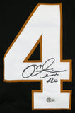 Purdue Mike Alstott Authentic Signed Black Pro Style Jersey BAS Witnessed