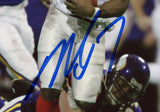 Michael Vick Signed Falcons Unframed 8x10 Photo #9-Run vs Vikings
