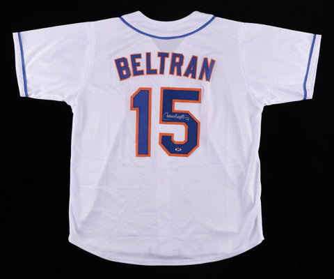 Carlos Beltran Signed New York Mets Jersey (RSA Hologram) 9xAll Star Outfielder