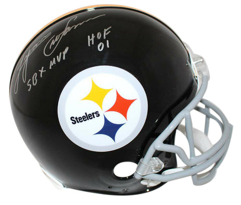 Lynn Swann Autographed Pittsburgh Steelers Authentic Helmet 2 Insc BAS 24114