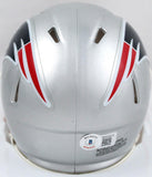 Richard Seymour Signed New England Patriots Speed Mini Helmet w/HOF-BeckettWHolo
