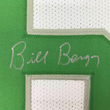 FRAMED Autographed/Signed BILL BERGEY 33x42 Philadelphia White Jersey JSA COA
