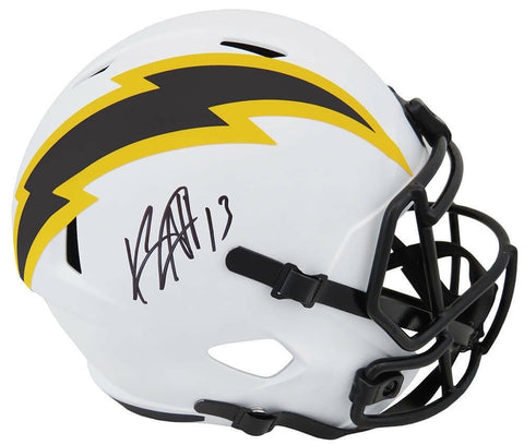 Keenan Allen Signed Chargers Lunar Eclipse Riddell F/S Speed Rep Helmet (SS COA)