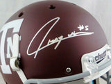 Trayveon Williams Autographed Texas A&M Full Size Maroon Schutt Helmet-JSA W