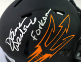 Darren Woodson Autographed Arizona Eclipse Mini Helmet w/ Fork Em- Beckett W*Sil