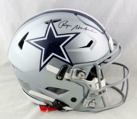 Roger Staubach Autographed Cowboys F/S SpeedFlex Authentic Helmet- Beckett W*Blk