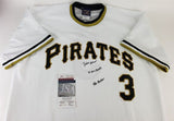 Richie Hebner Signed Pittsburgh Pirates Jersey 2xInscribed (JSA COA) See Photos
