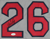 Wade Boggs Signed Boston Red Sox Gray Jersey (JSA COA) 12xAll-Star 3B 1985-1996