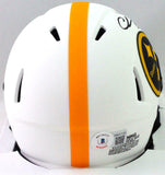 Chase Claypool Autographed Pittsburgh Steelers Lunar Mini Helmet- Beckett W *Blk