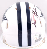Deion Sanders Autographed Dallas Cowboys Alt 22 Speed Mini Helmet-Beckett W Holo