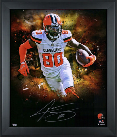 Jarvis Landry Cleveland Browns Framed Autographed 20" x 24" In-Focus Photograph