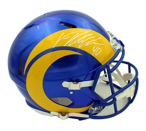 Von Miller Signed Los Angeles Rams Speed Authentic NFL Helmet