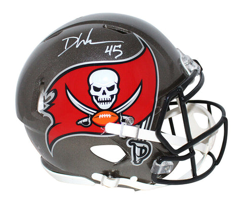Devin White Autographed/Signed Buccaneers Authentic Speed Helmet BAS 31653