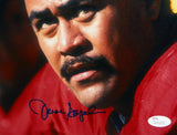 Jesse Sapolu Autographed 49ers 8x10 Close Up Photo- JSA W Authenticated
