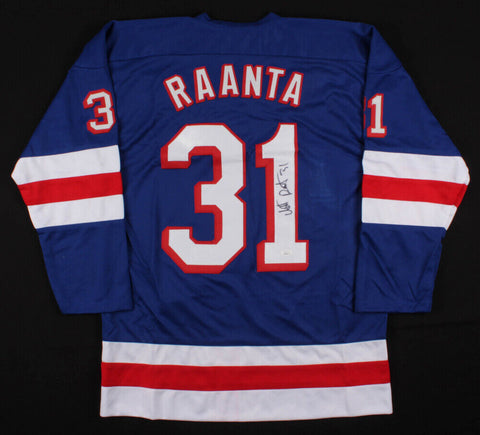 Antti Raanta Signed New York Rangers Jersey (JSA COA) 2015 Stanley Cup Champion