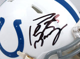 Peyton Manning Autographed Indianapolis Colts Speed Mini Helmet-Fanatics *Black